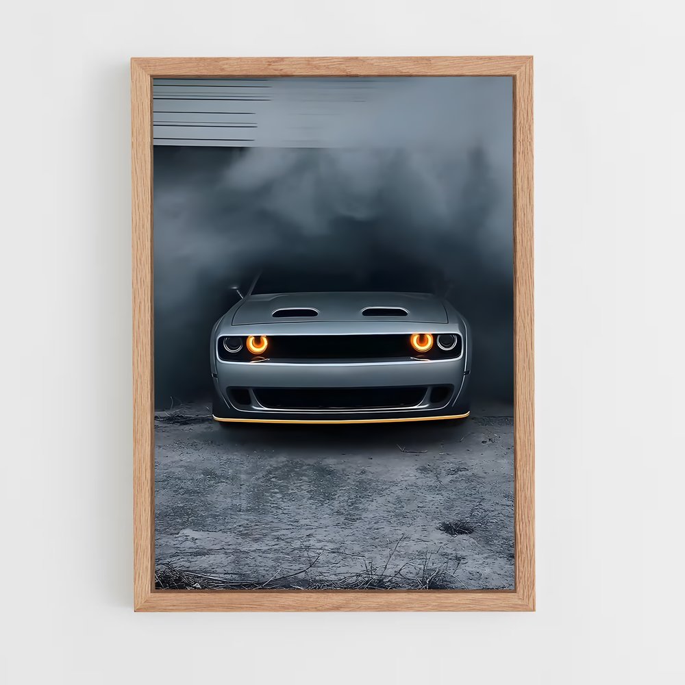 Poster Challenger de srt – affiche Dodge (vue 4)